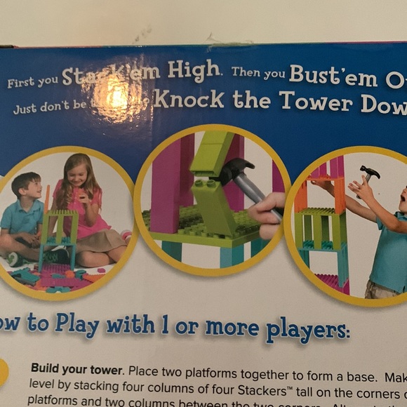 The original brik, buster construction brick, and toppling tower game - Picture 8 of 8